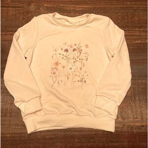 Flowered sweatshirt